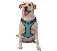 Harnais pour chien bleu clair - équipé de bandes réfléchissantes et de boucles à dégagement rapide - Convient à tous les types de chiens