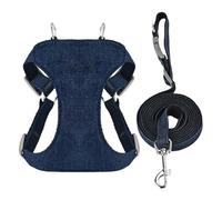 Harnais pour Chien,Boucle Sécurisée et Réglable | Harnais Poitrine Canin - pour Chiots et Chiens de Taille Petite à Moyenne Éducation Sortie Jardin et Extérieur Confortable