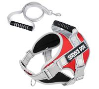 Harnais pour Chien, Confort Réglable et Respirable Réfléchissant Harnais Gilet pour Chiens Petits, Moyens et Grands