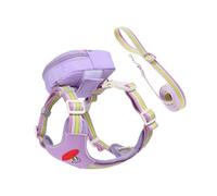 Harnais Pour Chien,Confortable Et Réglable Avec Sac À Fermeture Éclair Pour Animaux - Harnais-Gilet Avec Set De Corde D'Entraînement Pour Chien | Destiné Aux Activités Quotidiennes En Extérieur, La Ma