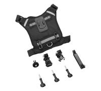 Harnais pour Chien, de caméra, Gilet réglable et Confortable pour Animaux de Compagnie, Action pour Grands et Petits Chiens