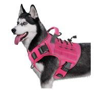 Harnais pour chien de petite à grande taille, bandes réfléchissantes, sangle de poitrine, gilet à mâcher pour tireurs agressifs, équipement de marche, harnais pour chien de grande taille