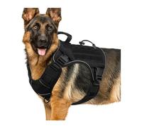 Harnais pour chien de petite à grande taille, bandes réfléchissantes, sangle de poitrine, gilet à mâcher pour tireurs agressifs, équipement de marche et d'entraînement pour chien