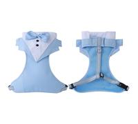 Harnais pour chien de petite taille sans tirer, smoking de mariage, clip réglable, boucles confortables et sécurisées, harnais respirant pour chien