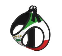 Harnais pour chien de taille moyenne avec motif drapeau de la Guinée équatoriale réglable pour chats et chiens, parfait pour les promenades en plein air