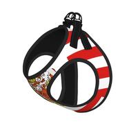 Harnais pour chien de taille moyenne avec motif drapeau du Sénat de Brême réglable pour chats et chiens, parfait pour la promenade en plein air