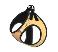 Harnais pour chien de taille moyenne - Petite taille, imprimé chouette tordu, réglable pour chats et chiens, parfait pour la promenade en plein air