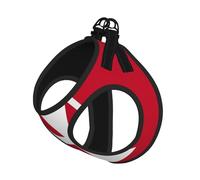 Harnais pour chien de taille moyenne - Petite taille, imprimé drapeau des îles Wallis et Futuna réglable, pour chats et chiens, parfait pour la promenade en plein air