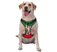 Harnais pour chien Drapeau de Rhénanie du Nord Westphalie pour chiens de petite, moyenne et grande taille - Sangles réfléchissantes, ajustement réglable avec boucles à dégagement rapide