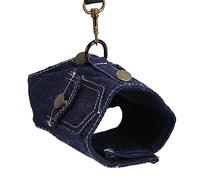 Harnais pour chien en denim, harnais doux pour chien (S)