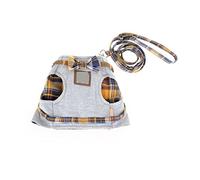 Harnais pour Chien, Ensemble Harnais et Laisse de Marche Jaune for Petit Enfant, Taille XS(XS)
