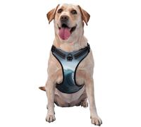 Harnais pour chien Giant Waves in The Ocean - Équipé de bandes réfléchissantes pour animaux de compagnie et de boucles à dégagement rapide - Convient à tous les types de chiens