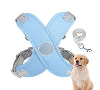 Harnais pour chien - Gilet anti-évasion pour chien - Accessoires de dressage réglables pour animaux de compagnie pour promener la nuit en plein air, voyage