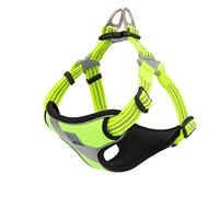 Harnais pour Chien Gilet de sécurité Step-in Style réfléchissant réglable Confortable TLH5991(Jaune Fluo,L)