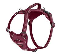 Harnais pour Chien HALTI Anatomy avec poignée - Offre à Votre Chien Une liberté de Mouvement pour Une Promenade Confortable. 3 Points d’Attache, Réglable et Réfléchissante (Taille XL, Magenta)