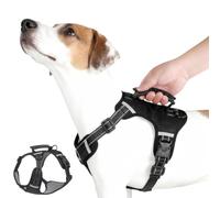 Harnais pour Chien Harnais Anti-Traction Ajustable À Haute Résistance