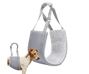 Harnais pour chien - Harnais d'aide pour le levage et le transport - Avec poignée réglable - Aide à la rééducation en cas de restriction de mouvement - Pour la physiothérapie animale, la maison et les