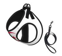 Harnais pour chien imprimé drapeau de l'Algérie, 2 boucles, gilet pour chien, clip avant anti-tirage, pour chiens de petite et moyenne taille