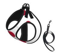 Harnais pour chien imprimé drapeau japonais, 2 boucles, gilet pour chien, clip de laisse avant anti-traction, pour chiens de petite et moyenne taille