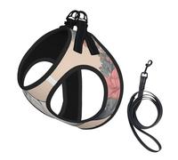 Harnais pour chien imprimé licorne de conte de fées, gilet réglable et réfléchissant, pour chiens de petite et moyenne taille