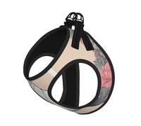 Harnais pour chien imprimé licorne de conte de fées, gilet réglable et réfléchissant, pour chiens de petite et moyenne taille