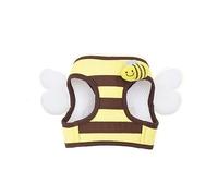 Harnais pour Chien Mignon Chaton Chiot Chiens Ensemble Harnais et Laisse Doux Respirant Chiens Gilet Harnais Laisse vêtements pour Animaux de Compagnie (Harnais L)