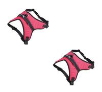 Harnais pour Chien Moyen, 2 pièces, Laisse pour Grand Chien, Harnais pour Animaux de Compagnie, Sac à Dos, Harnais pour Chiens à Porter, Selle d'été en Tissu Oxford