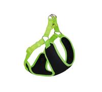 Harnais pour chien Nobby Pet Black Mesh Reflect Jaune XL