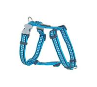 Harnais pour Chien Os Réfléchissant 2539 cm Turquoise