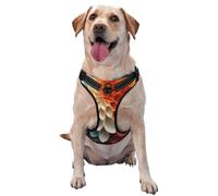 Harnais pour chien pliable à la main pour chiens de petite, moyenne et grande taille - Sangles réfléchissantes, ajustement réglable avec boucles à dégagement rapide