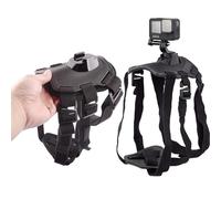 Harnais pour Chien pour Gopro, Harnais pour Chien Gopro Doux Et Réglable pour Grands Chiens Moyens Et Petits Peut Être Utilisé pour La Fixation De La Poitrine Et du Dos