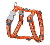 Harnais pour Chien Red Dingo Os Réfléchissant 25-39 cm Orange