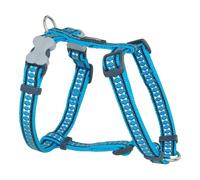 Harnais pour Chien Red Dingo Os Réfléchissant 25-39 cm Turquoise