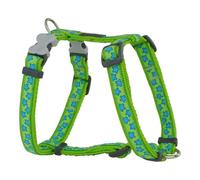 Harnais pour Chien Red Dingo Style Étoile Vert 30-48 cm