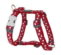 Harnais pour Chien Red Dingo Style Rouge Étoile 25-39 cm