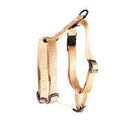 Harnais pour chien réglable classic nylon Martin Sellier S Beige 16x35/50 cm