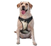 Harnais pour chien réglable réfléchissant Oxford facile à contrôler Taille M et L Motif chouette