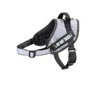 Harnais pour Chien rembourré, réglable, avec Bretelles réfléchissantes et ancrage de sécurité. Idéal pour des promenades Confortables et contrôlées.