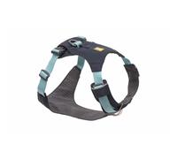 RUFFWEAR Harnais pour Chien Hi & Light, Équipement de Marche et d'aventure Ultra léger et à Profil Bas, entièrement réglable, Anneau V-Ring en Aluminium pour la Laisse, Basalt Grey Small
