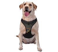 Harnais pour chien The Man on The Stairs, équipé de sangles réfléchissantes pour animaux de compagnie et de boucles à dégagement rapide, adapté à tous les types de chiens