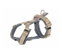 Harnais Pour Chien - Trixie - Premium Trekking - Sable Taupe/Gris Graphite - 44-53 Cm - Confort Optimal
