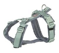 Harnais Pour Chien - Trixie - Premium Trekking - Sauge Vert/Graphite - 62-74 Cm - Confort Optimal