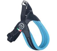 Harnais pour chien Trois ponts Easy Fit Pastel réglable (2½ - de 5 kg à 6 kg, bleu clair)