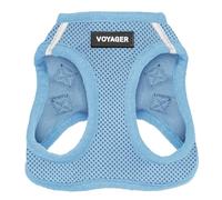 Harnais pour chien Voyager Step-In Air by Best Pet Supplies - Harnais en maille respirante pour chiens de petite et moyenne taille, Bleu Clair, size XS - Poitrine 33-37 cm