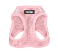 Harnais pour chien Voyager Step-In Air by Best Pet Supplies - Harnais en maille respirante pour chiens de petite et moyenne taille, Rose, size XS - Poitrine 33-37 cm