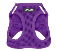 Harnais pour chien Voyager Step-In Air by Best Pet Supplies - Harnais en maille respirante pour chiens de petite et moyenne taille, Pourpre, size XS - Poitrine 33-37 cm