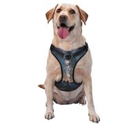 Harnais pour chiens de petite, moyenne et grande taille, réfléchissant et réglable avec boucles à dégagement rapide, la voie lactée brille de mille feux