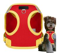 Harnais pour chiens de petite taille, harnais pour chiots - Gilet réglable réfléchissant avec fente pour tracker | Harnais doux et respirant pour petit chien, pour l'entraînement à la chasse et à la m