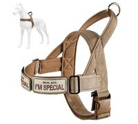 Harnais pour chiens réglable pour petits, moyens et grands chiens, réfléchissant, sûr pour éviter les échappées, sans traction, harnais pour chien pour la chasse, l'entraînement, les activités de