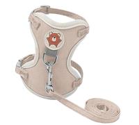 Harnais pour chiens - Sangle de poitrine pour chiens - Respirant et réglable - Design tendance - Harnais pour animal domestique - Pour promener en plein air - Pour chiot, , lapin